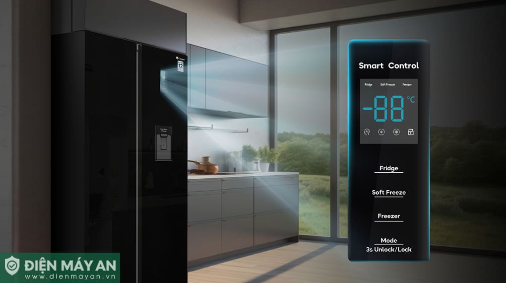 Tủ lạnh Casper Inverter ProFresh 460 Lít Side By Side RS-D462SBS